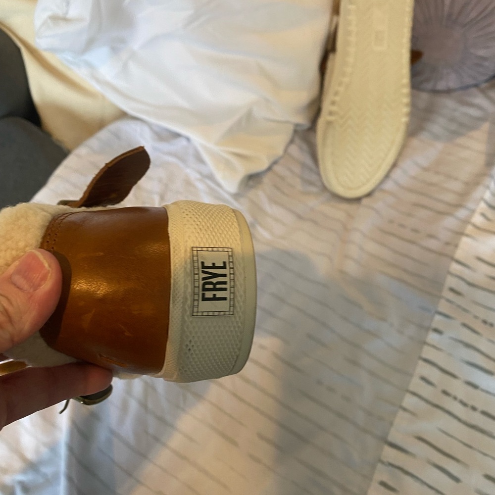 Frye Brown Leather Sneakers